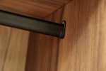 GD-10004-2 Шкаф Alto двухдверн c выдвижными ящиками, цвет дуб Барокко, дверцы стекло 100*57*228.5см — изображение 5