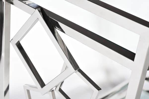 GY-CRT8164 Стол-тележка сервировочная стекло прозр/хром 80*40*83 — изображение 3