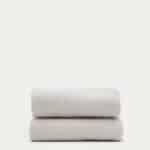 Hura Плед из шерсти цвета экрю с оборками 170 х 130 см