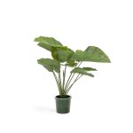 Искусственное растение Alocasia пахучая с черным горшком 57 см — изображение 4