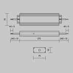 Источник напряжения Technical PSL008-300W-48V-IP67 — изображение 5