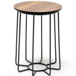 "Эквадор" журнальный стол из HPL круглый Ø40 H55