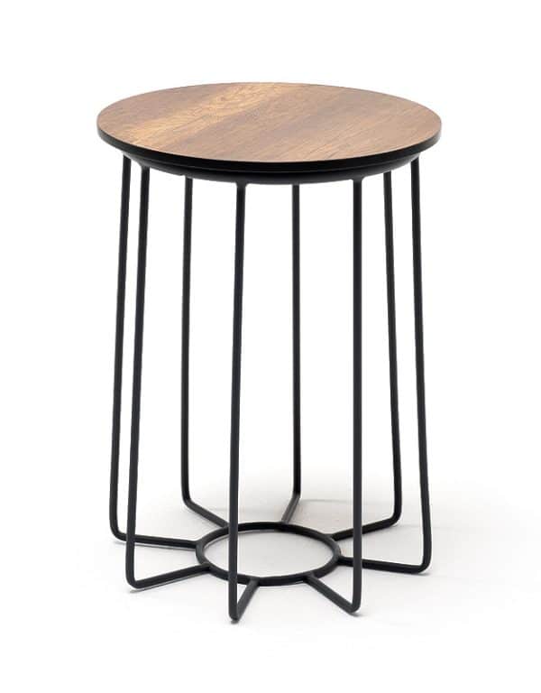 "Эквадор" журнальный стол из HPL круглый Ø40 H55