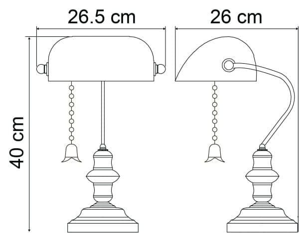 Кабинетная настольная лампа Arte Lamp BANKER A2493LT-1AB — изображение 4