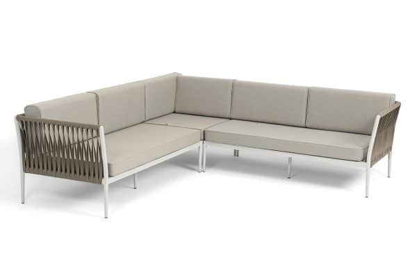 "Касабланка" диван модульный плетеный из роупа