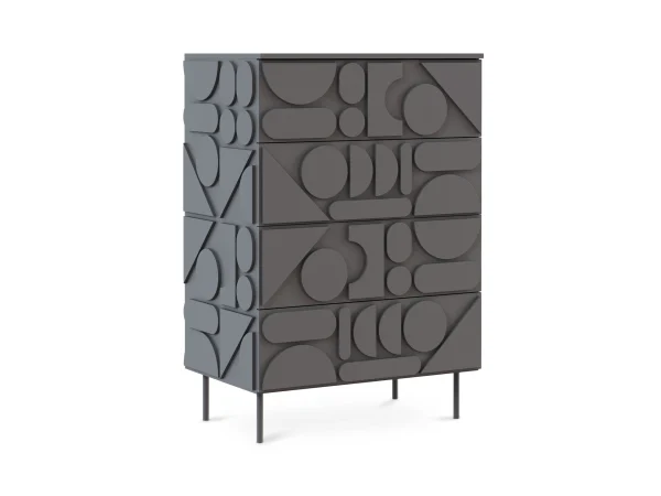 Комод Milton серый — изображение 2