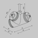 Комплектующие для систем освещения с токоведущими элементами Technical CA015TC-P-B — изображение 5