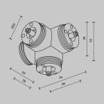 Комплектующие для систем освещения с токоведущими элементами Technical CA019L4C-B — изображение 5