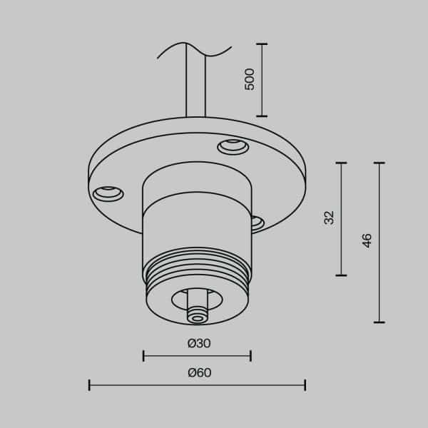 Комплектующие для систем освещения с токоведущими элементами Technical CA022BO-P-B — изображение 5