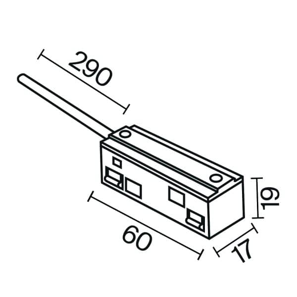 Комплектующие для систем освещения с токоведущими элементами Technical TRA034B-42W-1 — изображение 2