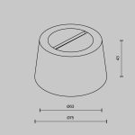 Комплектующие для систем освещения с токоведущими элементами Technical TRA130RSC-1B — изображение 3