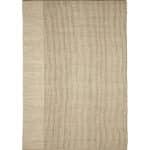 Ковер из шерсти Blart бежевого цвета с контрастной полосой по бокам 160 x 230 см