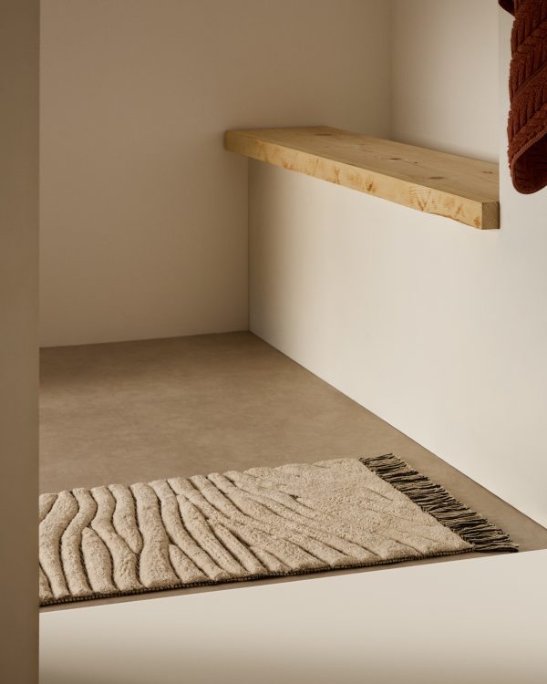 kovrik-dlja-vannoj-crilda-belyj-hlopkovyj-50-x-70-sm-1 Коврик для ванной Crilda белый хлопковый 50 x 70 см — изображение 2