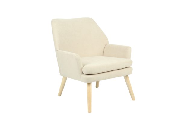 Кресло Харви бежевый деревянные ножки — изображение 2