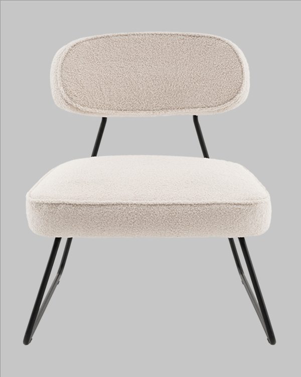 Кресло Kate new ткань букле бежевый — изображение 3