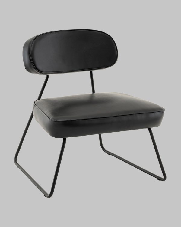 Кресло Kate new ткань экокожа чёрный — изображение 2