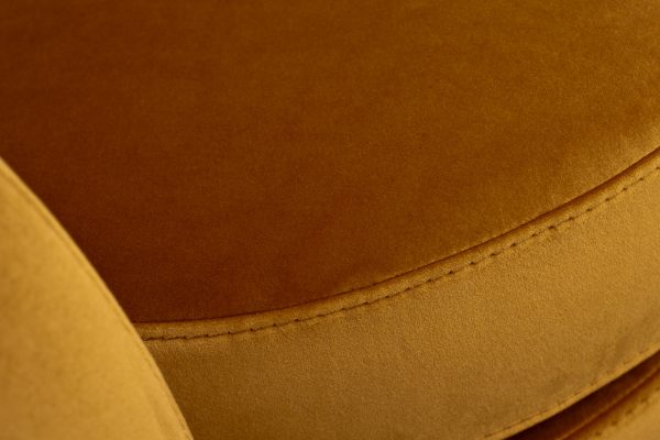 Кресло Napoli вращающееся, велюр принт Pad31+Latt ORANG 76*76*76см — изображение 4