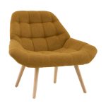 Кресло Олби Квадро горчичный