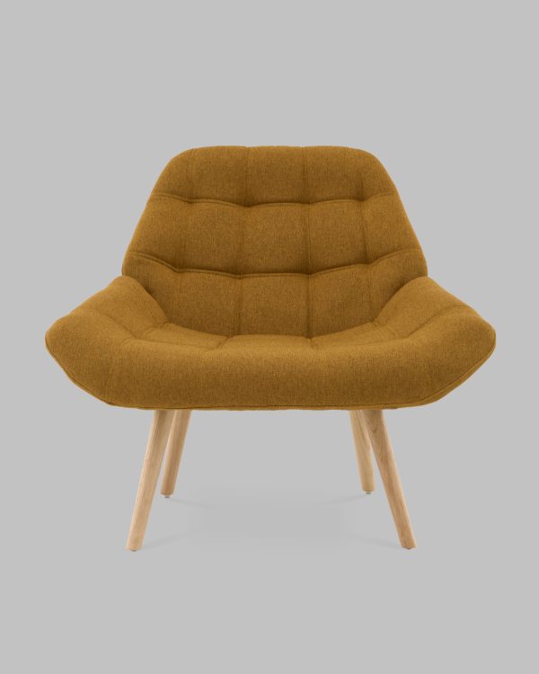 Кресло Олби Квадро горчичный — изображение 3