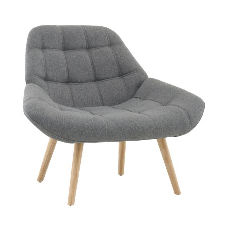 Кресло Олби Квадро серый