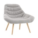 Кресло Олби Страйпс светло-серый