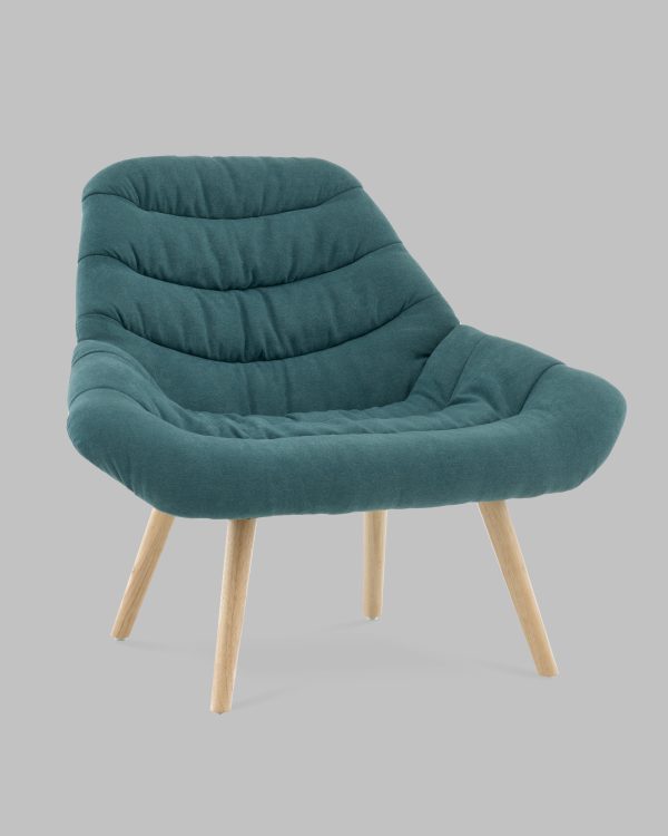 Кресло Олби Страйпс тёмно-бирюзовый — изображение 2