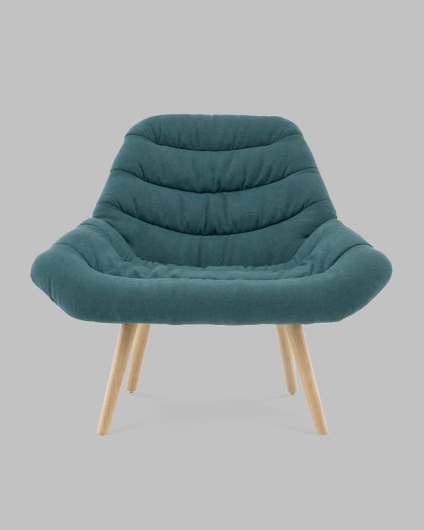 Кресло Олби Страйпс тёмно-бирюзовый — изображение 3