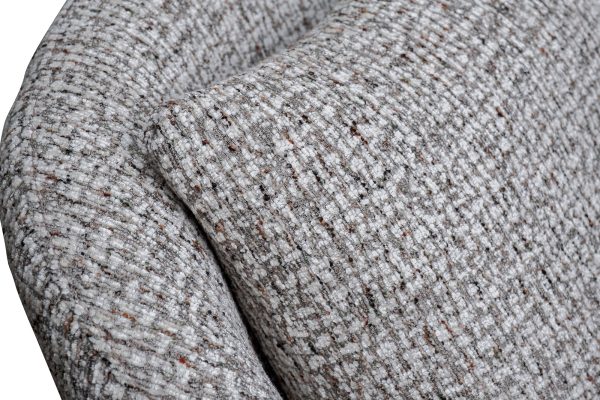 Кресло Verona вращающееся, шенилл серый Seppia-SER/бронза 70*77*80см — изображение 4