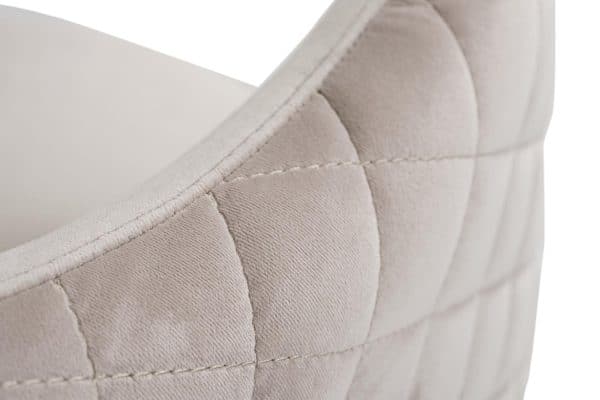 Кресло Verona вращающееся, велюр бежевый Bel09/золото 70*77*80см — изображение 3