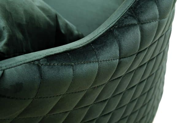 Кресло Verona вращающееся, велюр зеленый Bel37/золото 70*77*80см — изображение 3