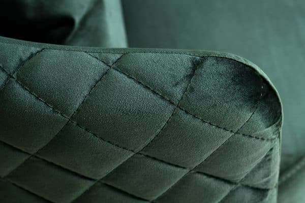 Кресло Verona вращающееся, велюр зеленый Bel37/золото 70*77*80см — изображение 4