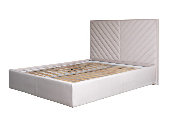 Кровать Milano Basic c подъем.мех.велюр бежевый Colt002 173*220*125 — изображение 2