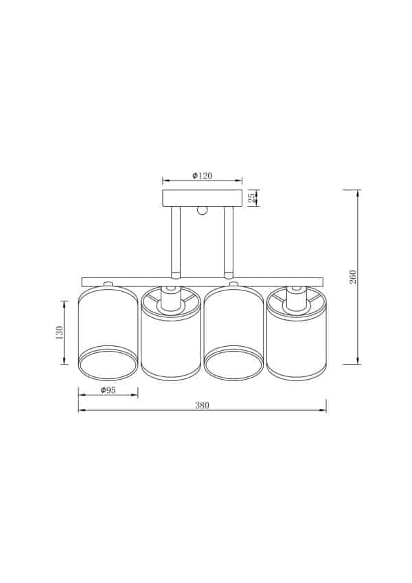 Люстра Freya FR5136PL-04CH — изображение 3