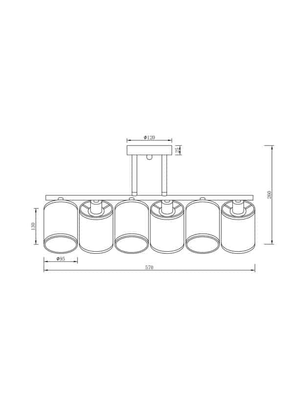Люстра Freya FR5136PL-06CH — изображение 3
