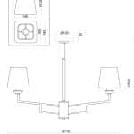 Люстра Freya FR5266PL-05CH