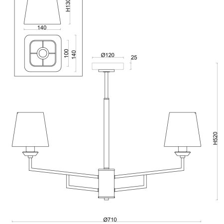 Люстра Freya FR5266PL-05CH
