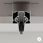 Магнитный шинопровод для натяжного потолка Arte Lamp LINEA-ACCESSORIES A474306 — изображение 3