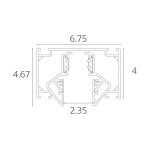 Магнитный шинопровод для натяжного потолка Arte Lamp LINEA-ACCESSORIES A474306 — изображение 5