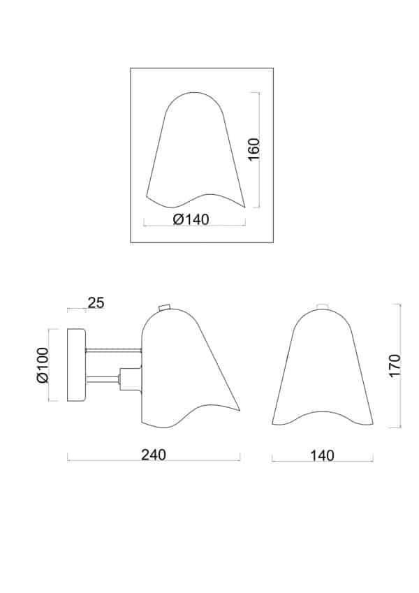 Настенный светильник (бра) Freya FR5037WL-01S — изображение 2