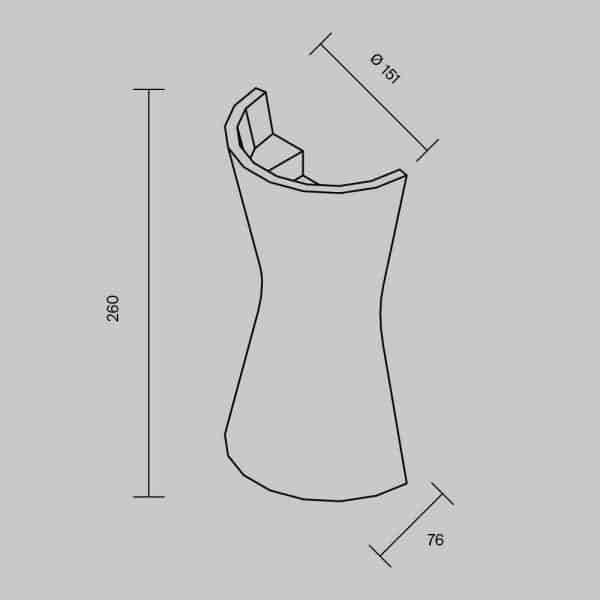 Настенный светильник (бра) Technical C123WL-GU10-02-W — изображение 4