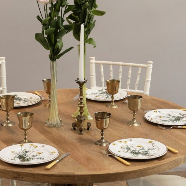 Обеденный стол из массива, АРУШ 1,2 круглый — изображение 4