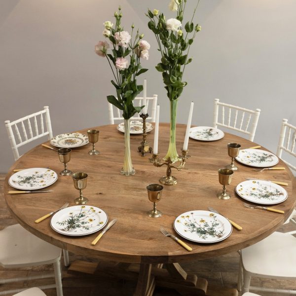 Обеденный стол из массива, АРУШ 1,5 круглый — изображение 4