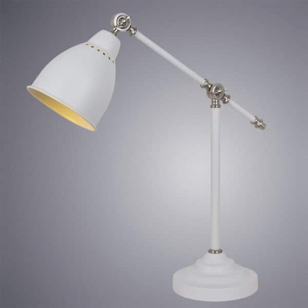 Офисная настольная лампа Arte Lamp BRACCIO A2054LT-1WH — изображение 2