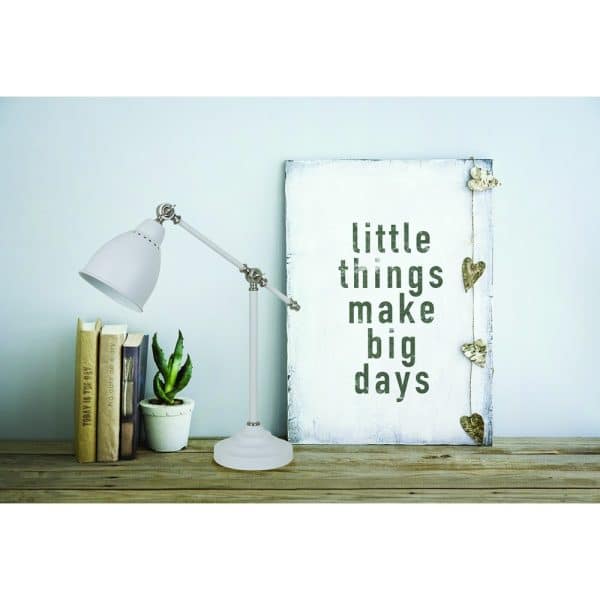 Офисная настольная лампа Arte Lamp BRACCIO A2054LT-1WH — изображение 3