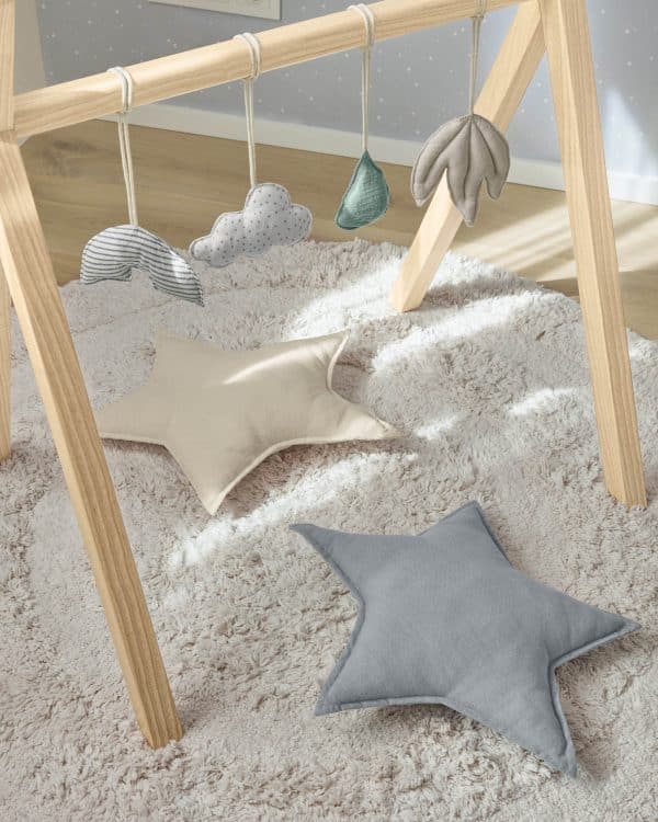 Подушка Noor в форме звезды синяя 44 x 30 см — изображение 3