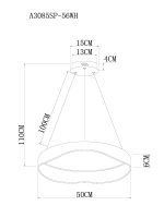 Подвесная люстра Arte Lamp ANKAA A3085SP-56WH — изображение 5