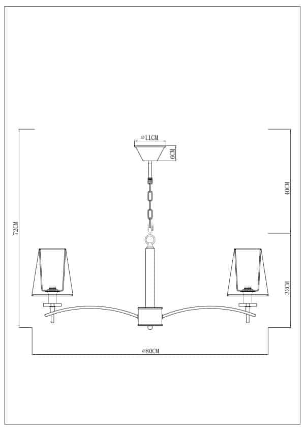 Подвесная люстра Arte Lamp KENSINGTON A4098LM-8CC — изображение 2