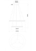 Подвесная люстра Divinare AVANTI 1926/17 SP-2 — изображение 3