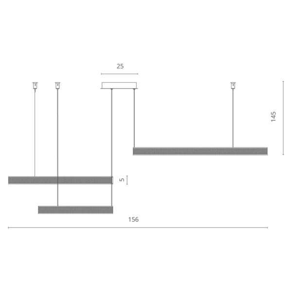 Подвесная люстра Divinare AVANTI 1926/17 SP-3 — изображение 4