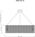 Подвесная люстра Divinare FELIS 6005/17 SP-10 — изображение 4